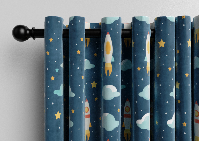 Blast Off, Spacebound - Made to Measure Curtains - Image 12